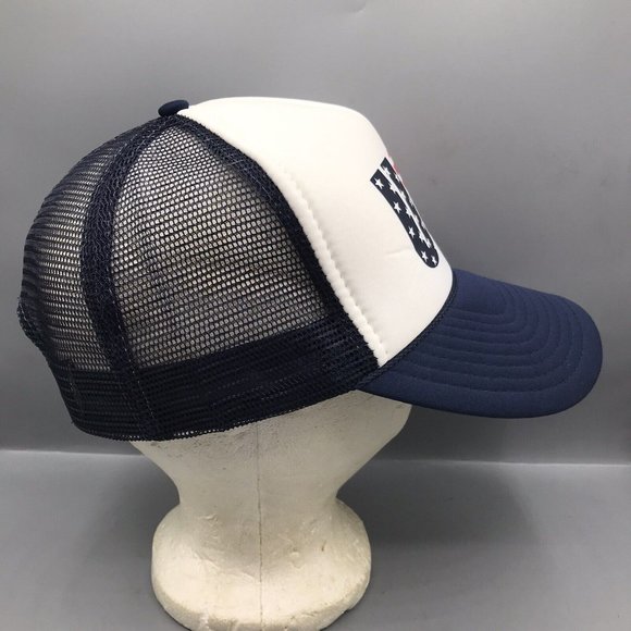 Nissin USA Flag Trucker Hat Cap Mesh Back Adjustable Snapback NEW WITH TAGS - Picture 2 of 6